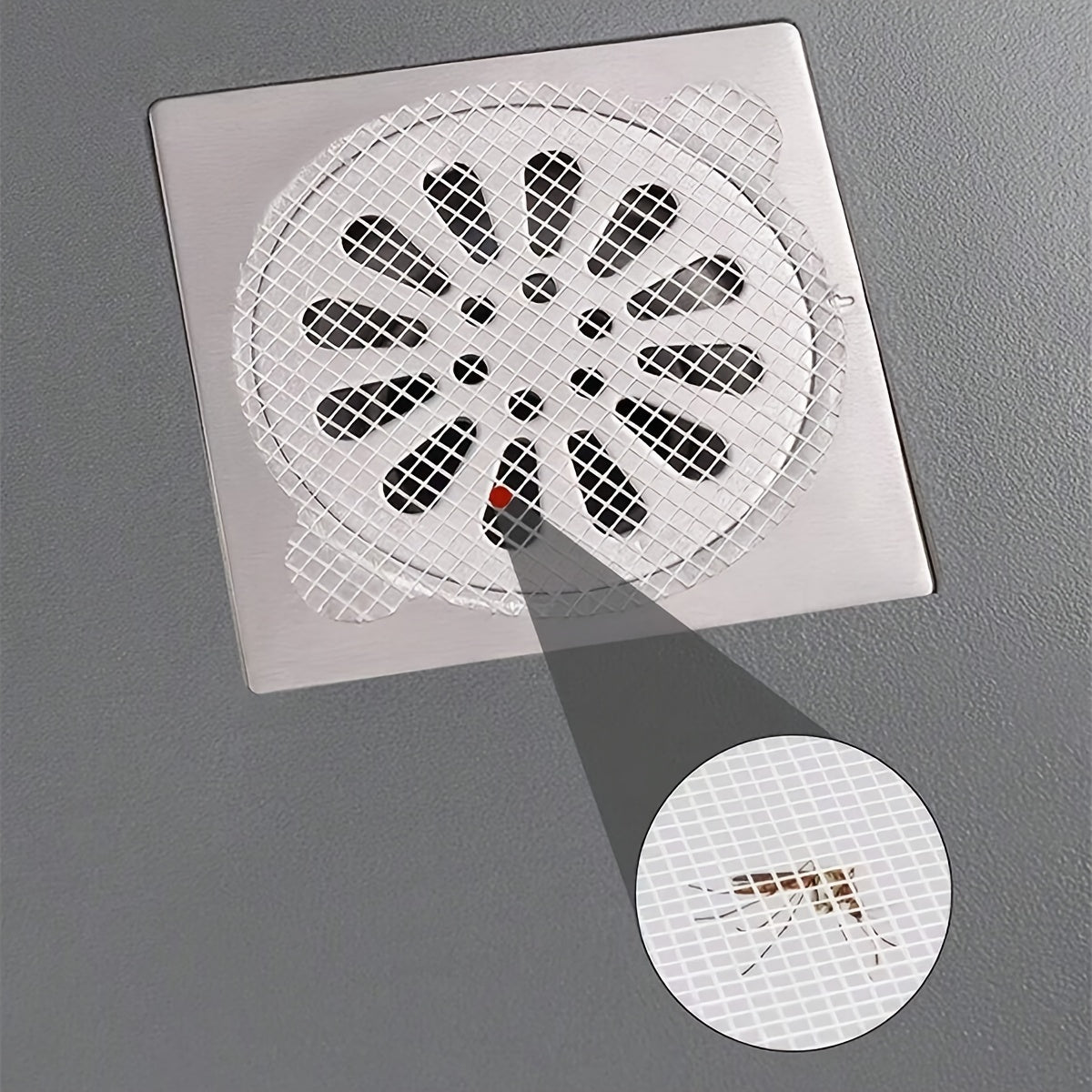 Pegatinas desechables para desagüe de suelo para cocina y baño, prevención de atascos, barrera contra insectos
