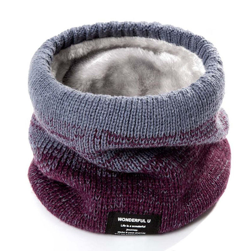 Men's Padded Double Layer Neck Cover for Autumn Winter Warmth and Gifting