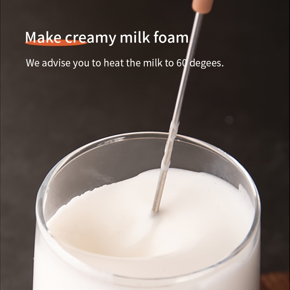 Batareya bilan ishlaydigan sut ko'pirtiruvchi va qahva aralashtiruvchi, qo'lda tuxum uruvchi