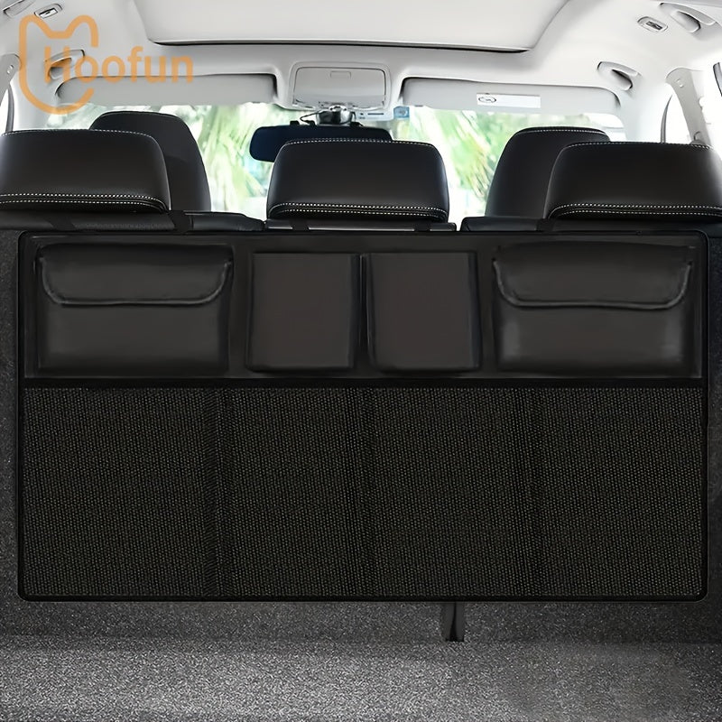 Bolsa de almacenamiento colgante para maletero de coche, impermeable, organizador para SUV con 8 compartimentos grandes