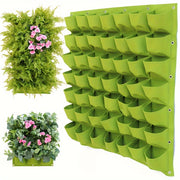 Vertical Wall Planter Bag with 18/25/36/49/64/72 Pockets Indoor Outdoor Gardening