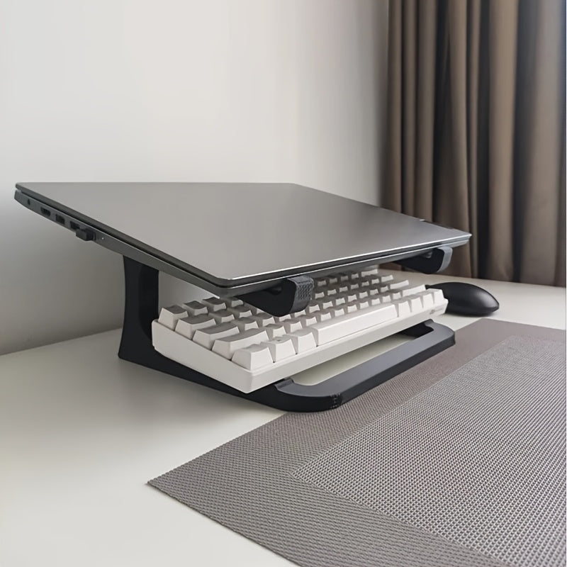 Soporte portátil para portátil con reposabrazos desmontable, altura ajustable, soporte ergonómico para teclado
