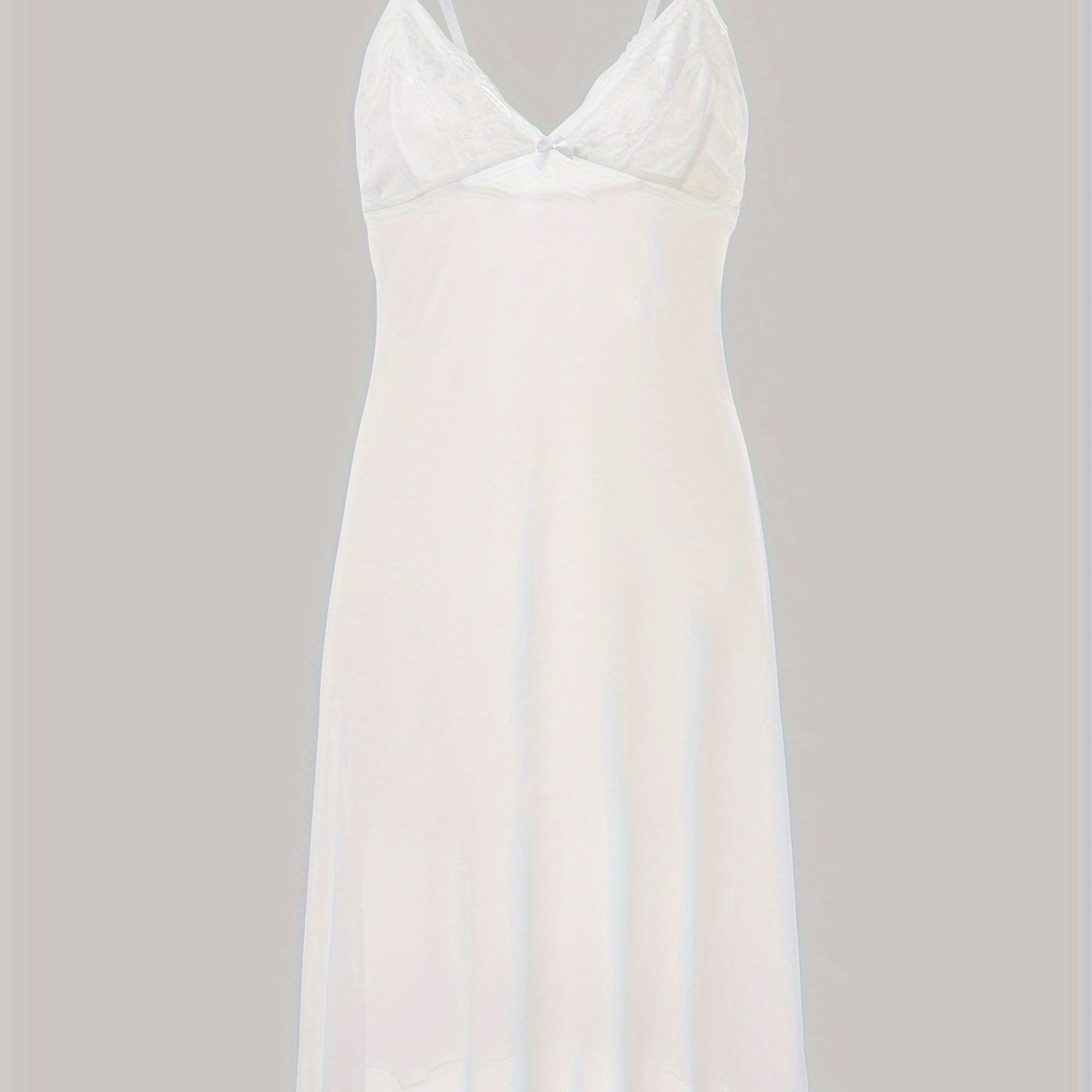 Women's Lace Mesh Slip Dress V-Neck Backless Lingerie