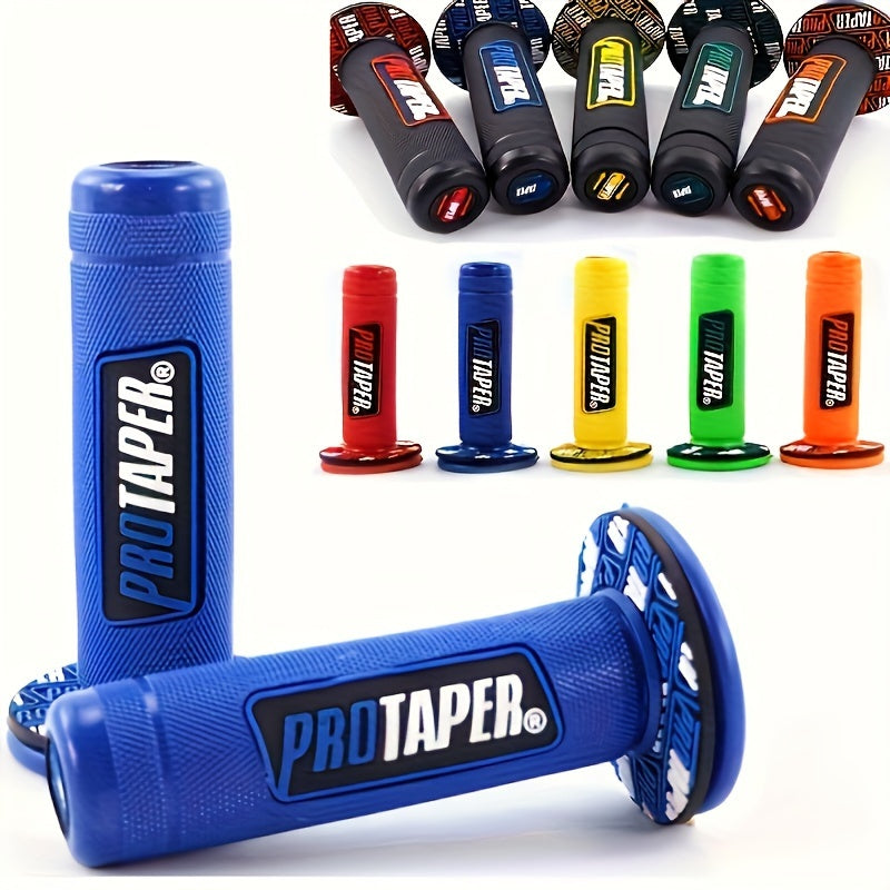 Motorcycle Handlebar Grips Durable Rubber Off-Road Bike Throttle Covers