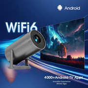 Mini simsiz HD portativ proyektor avtomatik diqqat va masofadan boshqarish bilan