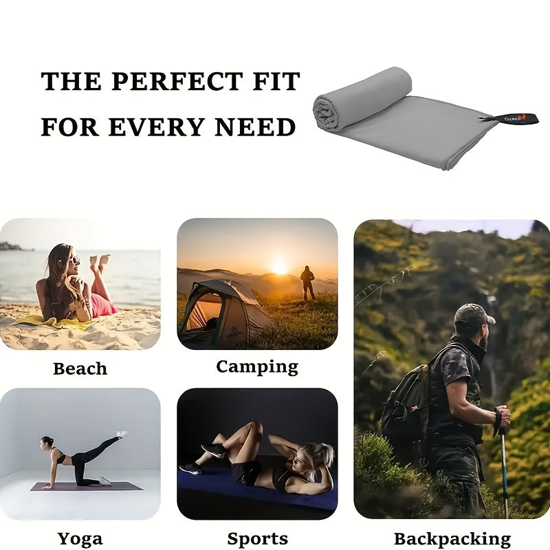 Microfiber Travel Towel Quick Dry Lightweight Sports Beach Hiking Yoga Golf Pickleball