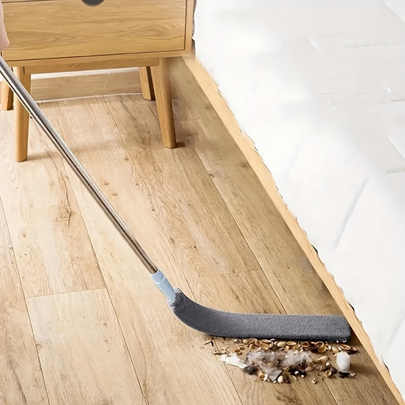 Микрофибровая щетка-утяжелитель с выдвижной ручкой для высоких потолков, вентиляторов, мебели