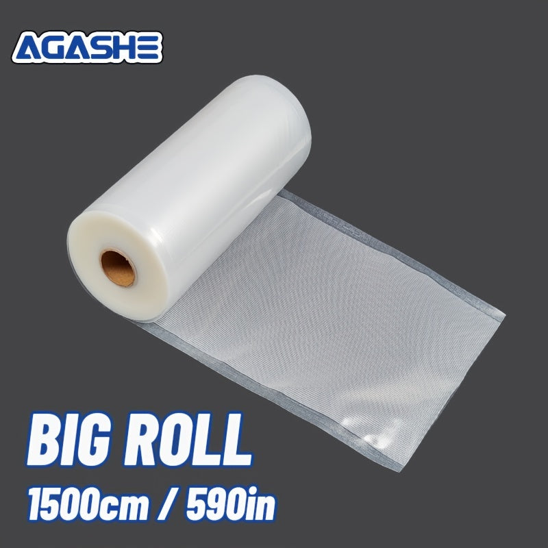 Vakuum yopishtiruvchi rulolar, juda katta, 1500cm, BPAsiz, yetti qatlamli ko-ekstrudlangan oziq-ovqatni saqlash uchun