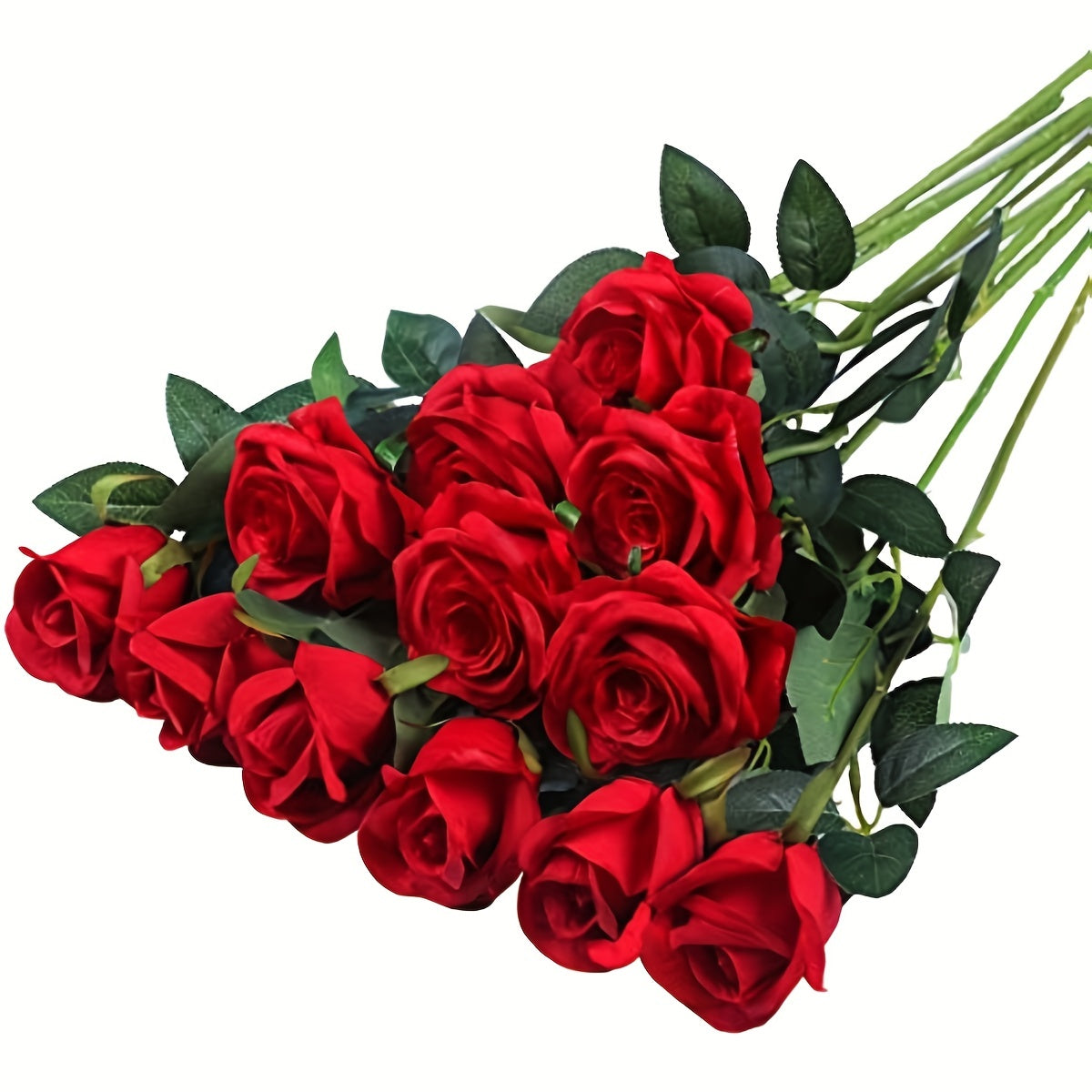 12pcs Artificial Rose Bouquet for Home Decor and Gifts