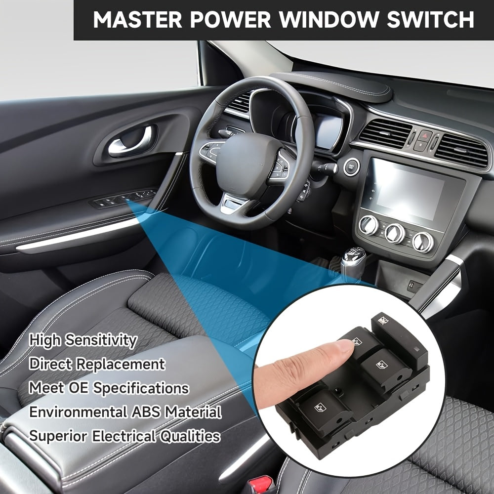 Driver Side Power Window Switch for Chevrolet Cruze 2011-2016 Front Replacement