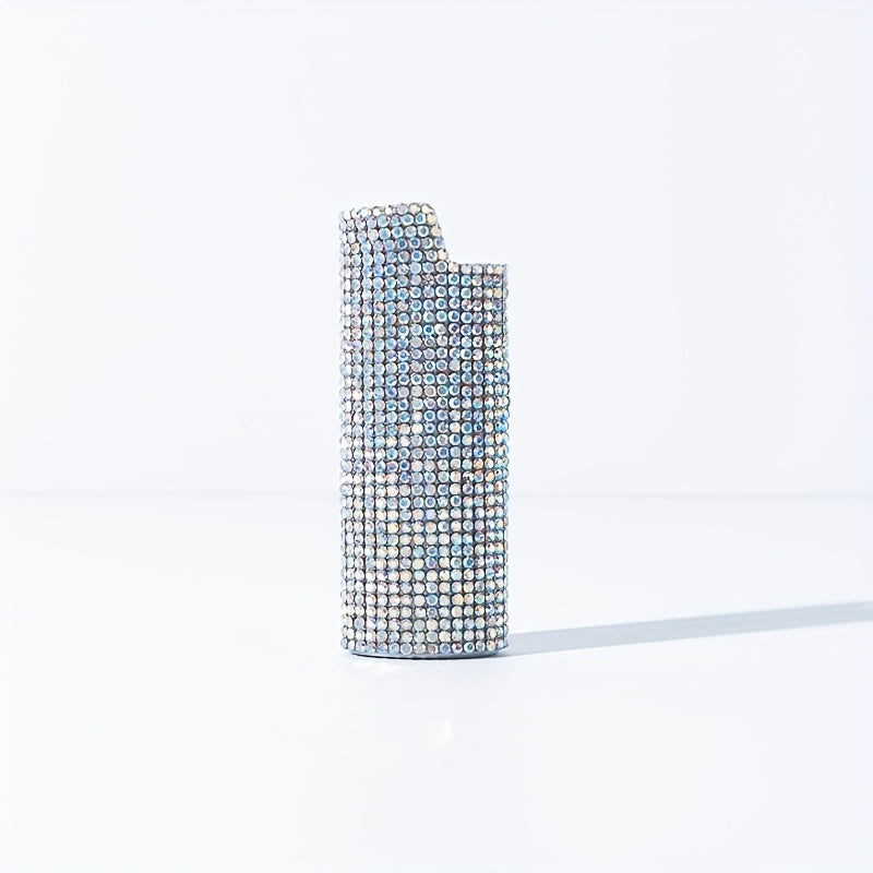 Men's Diamond Metal Lighter Case Stylish Durable Gift Accessory