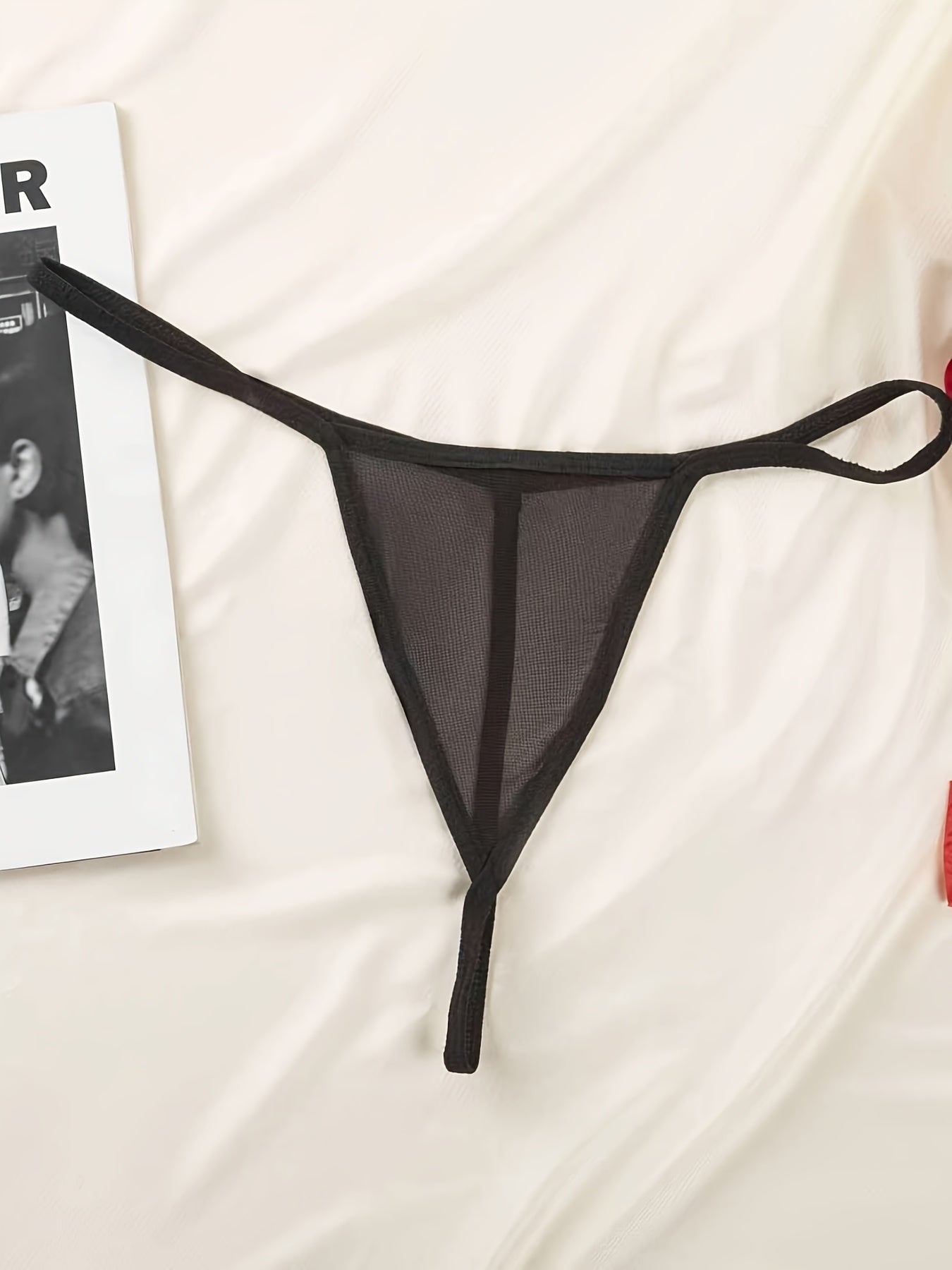 Women's Floral Lace Sleepwear Set Sheer Polyester Knit Lingerie Ensemble