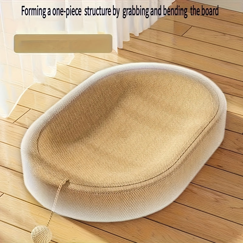 Multi-Functional Sisal Cat Scratcher Lounge for Claw Care
