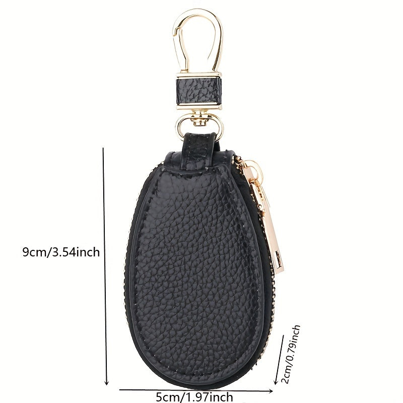 Women's Mini Zipper Key Bag Portable Car Key Chain Multifunctional