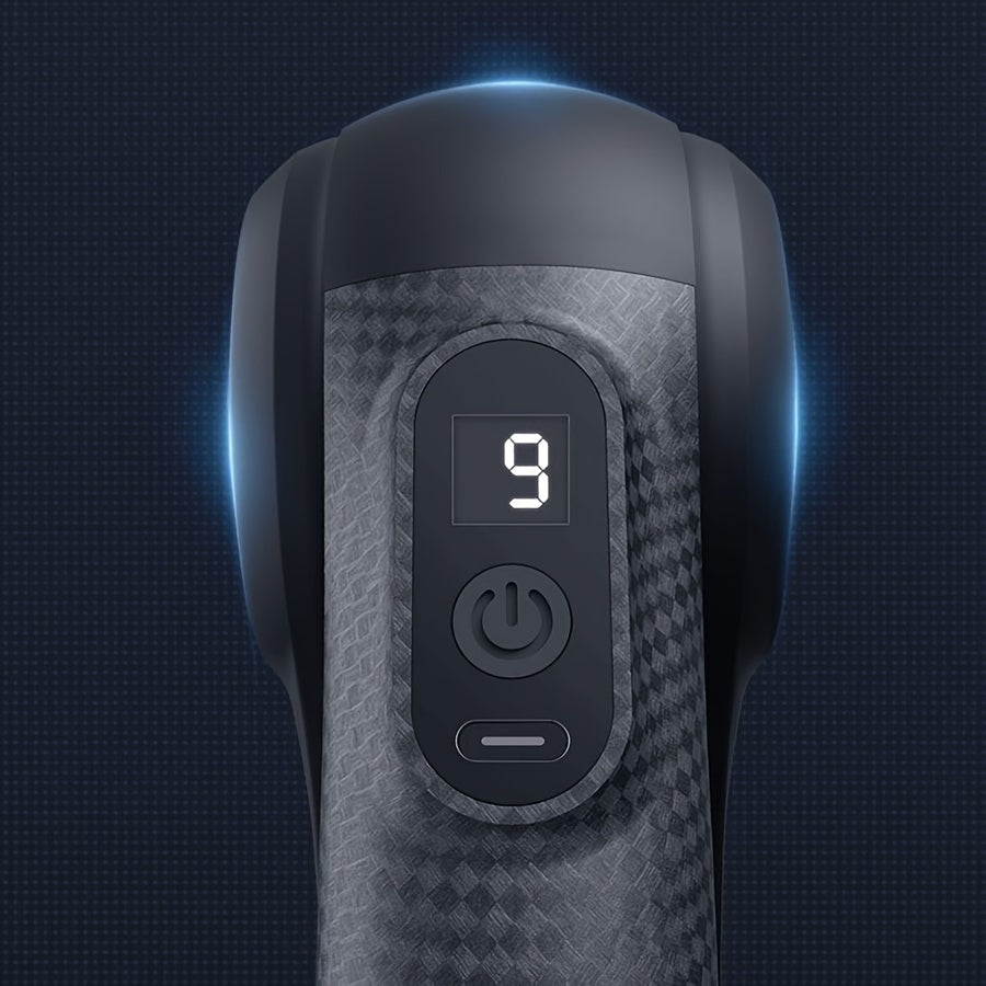 Qayta zaryadlanadigan Fascia massaj quroli, 9 ta intensivlik darajasi, 9 ta massaj boshligi, USB zaryadlash va butun tana massaji uchun 1500mAh litiy batareyasi bilan.