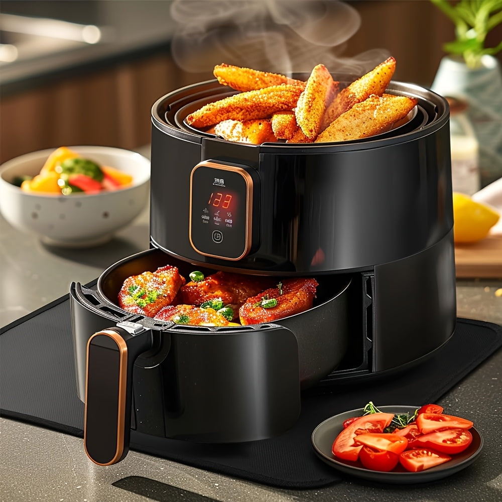 Heat-insulating silicone mat for kitchen appliances surfaces fire-resistant durable