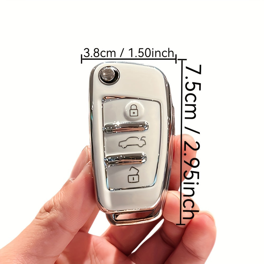 Universal TPU Car Key Cover Shell for Audi Key Fob Protector Accessories