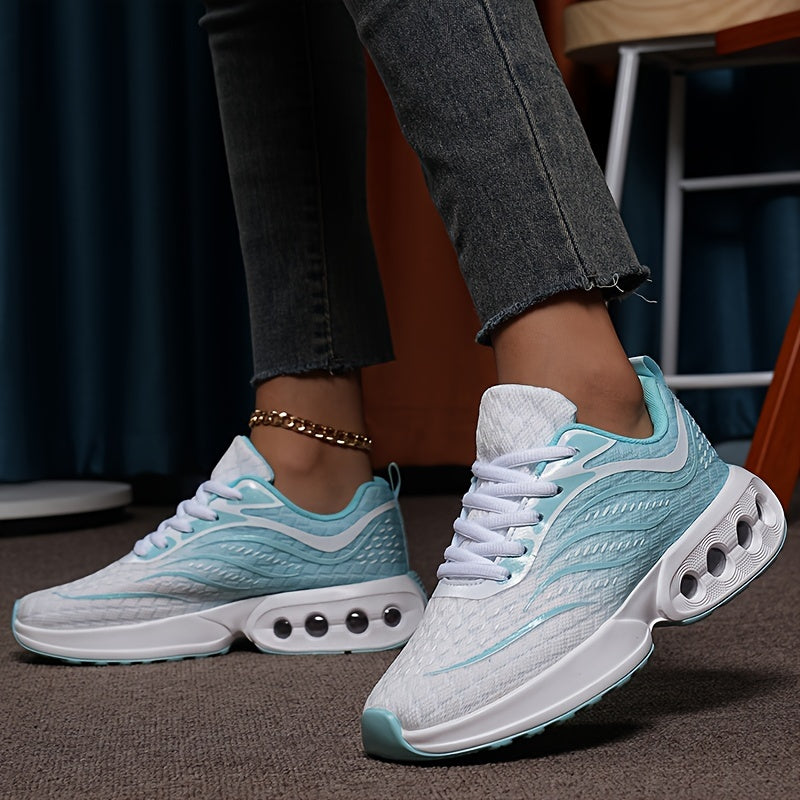 Women’s Air Cushion Sneakers Low-Top Running Shoes Breathable Casual