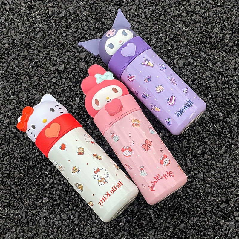 350ML Insulated Sanrio Kuromi Water Cup, Portable Straight Drinking Cup