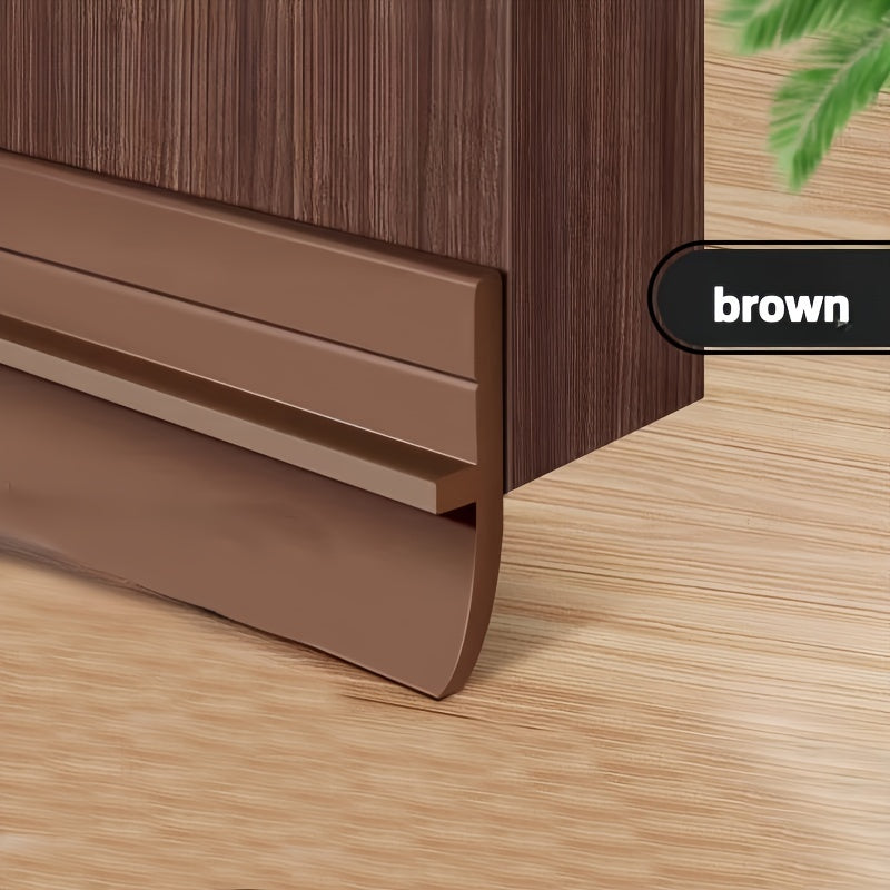 Self-Adhesive Door Seal Strip for Bathroom Glass and Wood Doors Soundproof Waterproof Dust Insect Protection