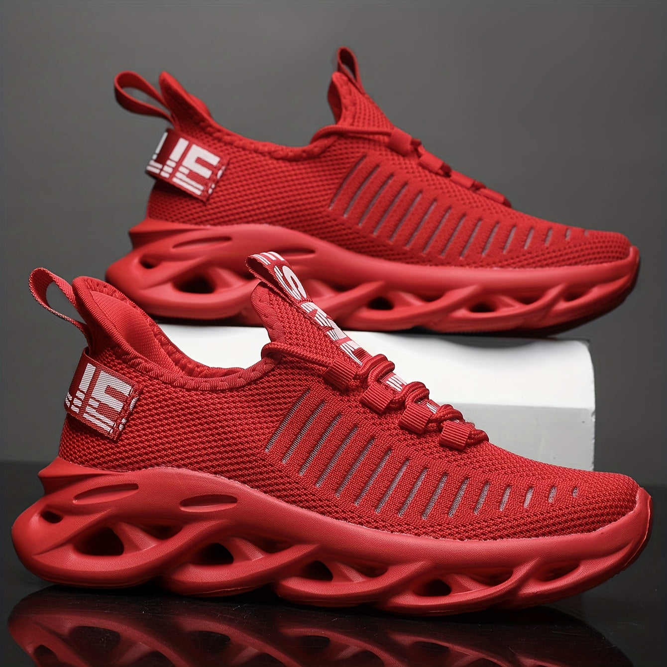 Women's Mesh Slip-On Sneakers Pink Breathable Casual Running Shoes