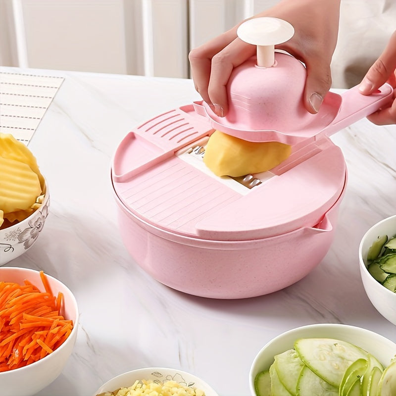Multi-Functional Vegetable Chopper for Cutting Slicing Shredding Grating in Commercial Kitchen
