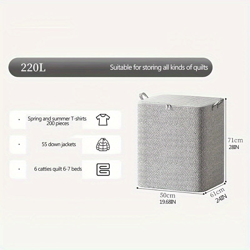 Large Extra Large Wardrobe Storage Bag with Zipper for Clothes and Quilts Durable Washable Dustproof