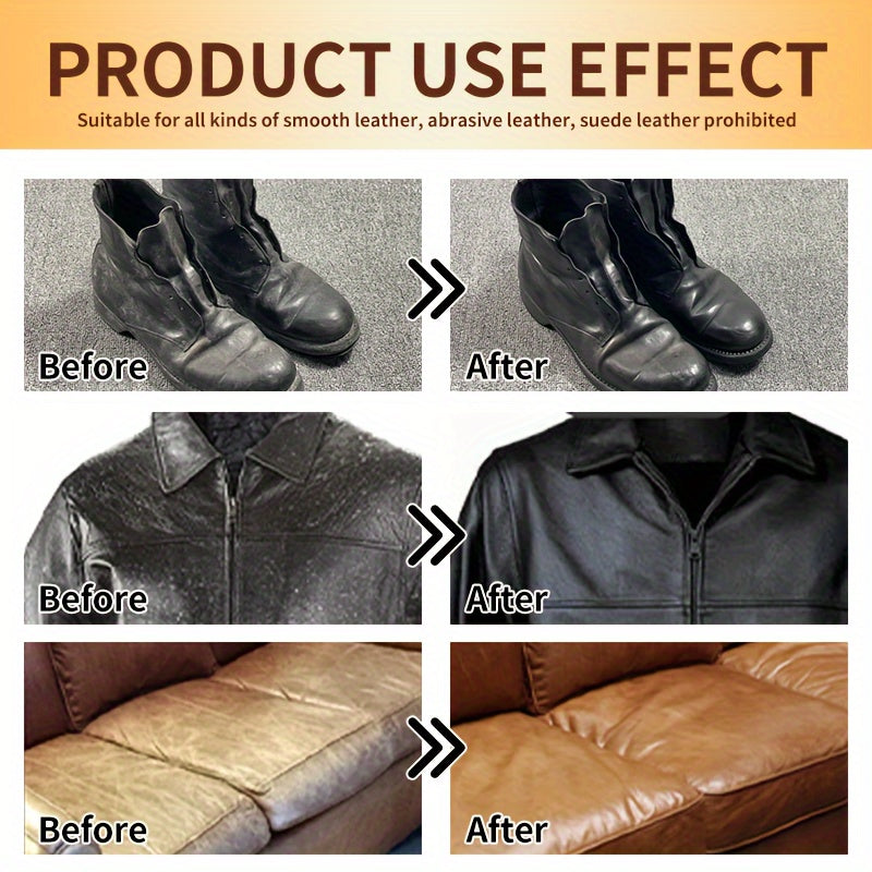 Pasta de cuidado de cuero para zapatos y tapicería Acondicionador de brillo nutritivo