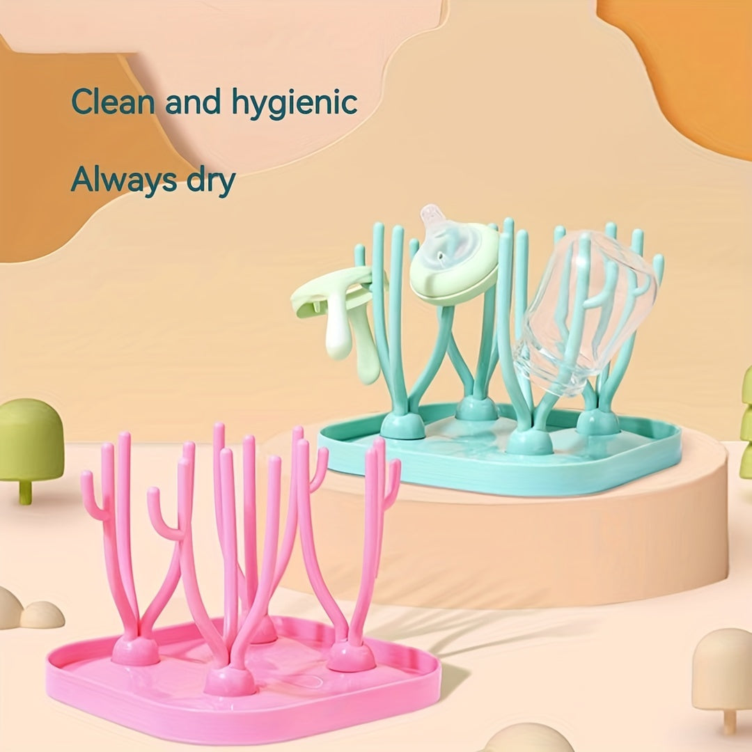 Baby Bottle Drying Rack with Removable Design for Bottles and Pacifiers