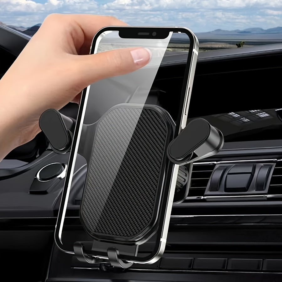 Soporte universal para teléfono de coche con clip de ventilación ajustable, pinza no impermeable de ABS
