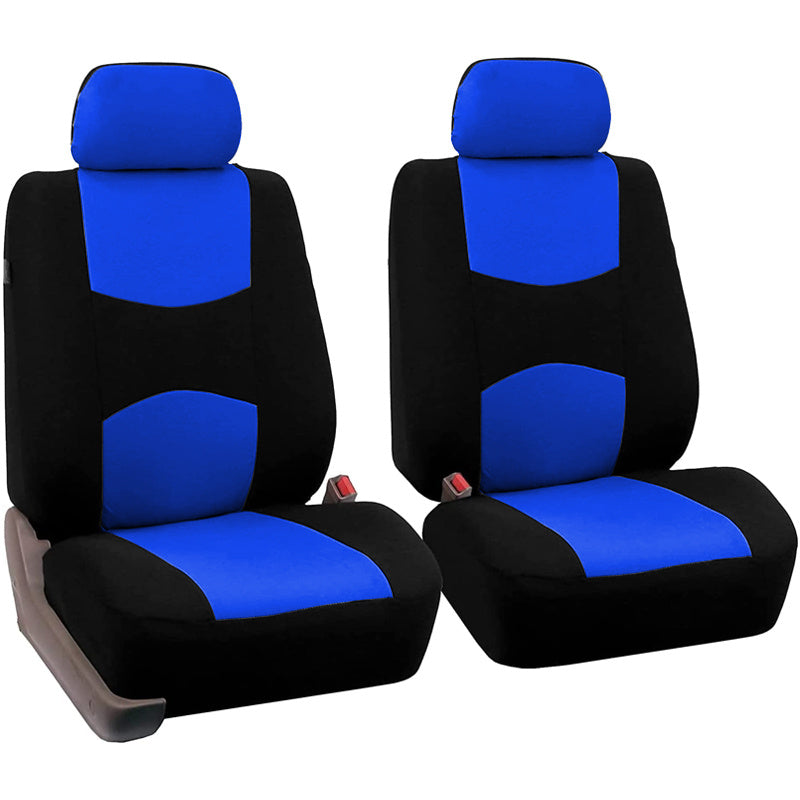 Universal Car Front Seat Covers Polyester Multi-Color Protective Cushion