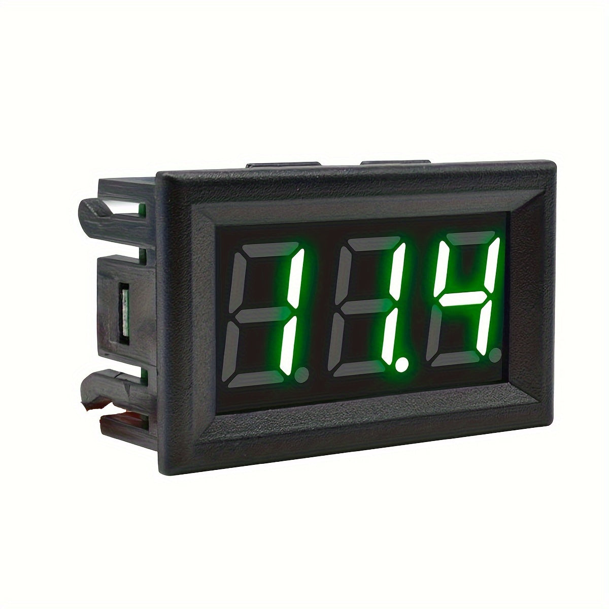 Digital Voltage Meter 4.5-30V LED Display Battery Motor Panel Mount Red Blue Green