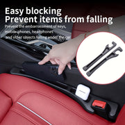 2PCS Car Seat Gap Filler Strip Organizer Storage Box Multi-Functional Tidy
