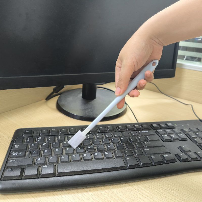 30-Pack Disposable Toilet Brush Set Long Handle Bathroom Cleaning Polypropylene