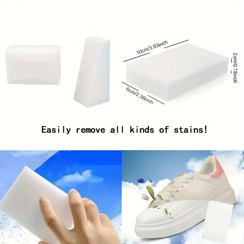80/160 Pack Magic Sponge Erasers for Cleaning Foam Pads for Kitchen Bathroom Floor