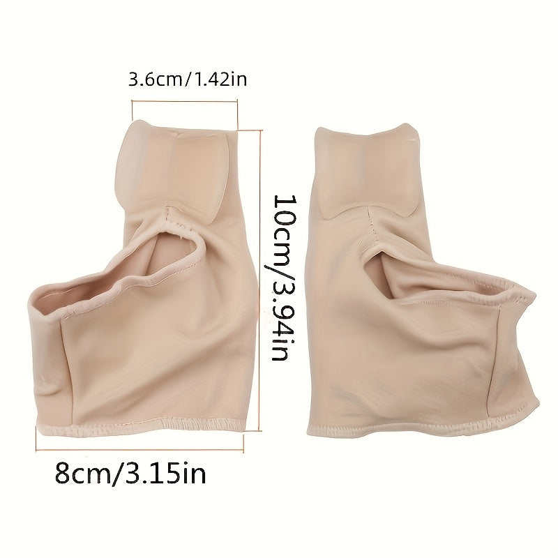 Unisex Foot Care Gel Cushion Pads Set of 2 Spandex Night Home Use