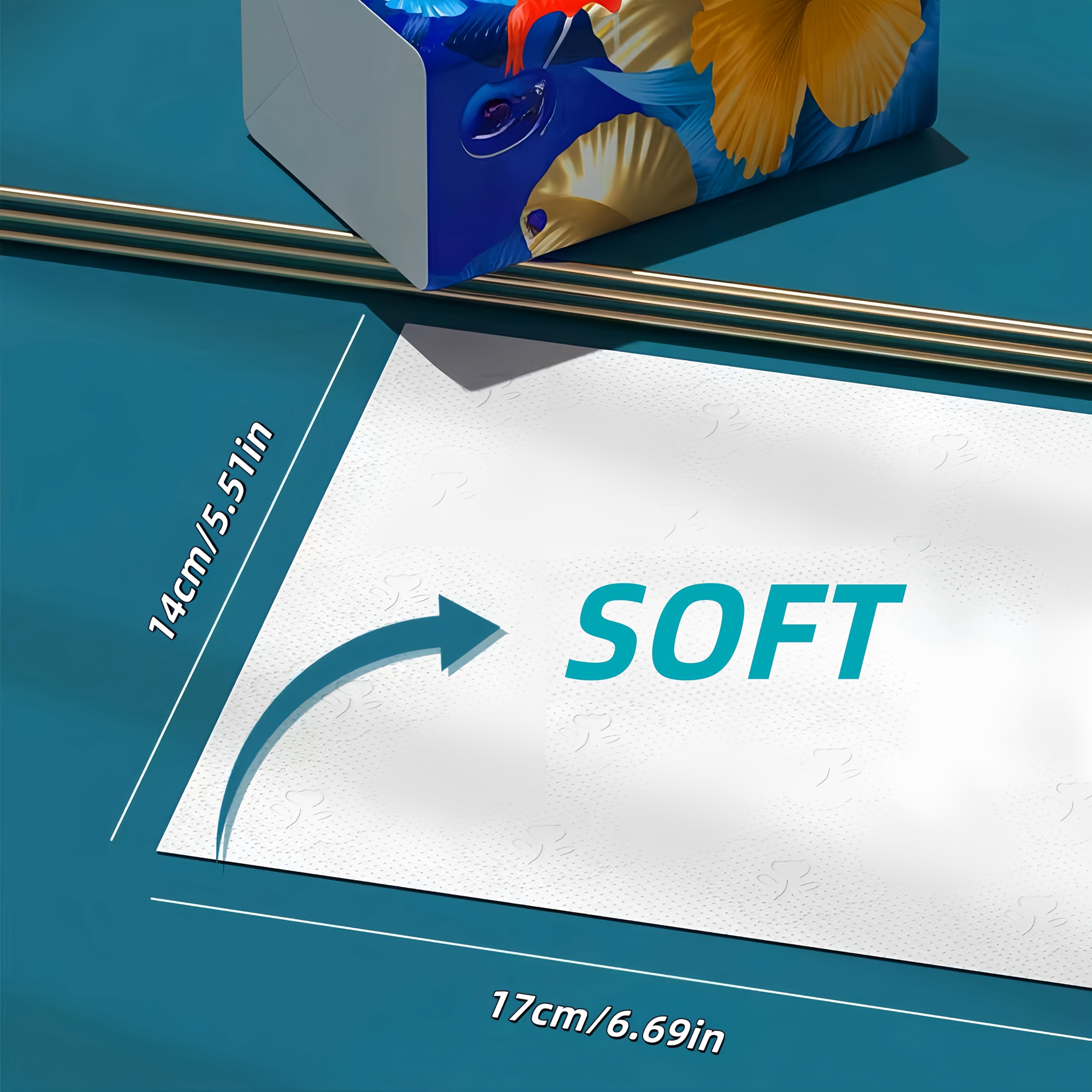 18-Pack Flamingo Facial Tissues 4-Ply Soft Durable 200 Sheets