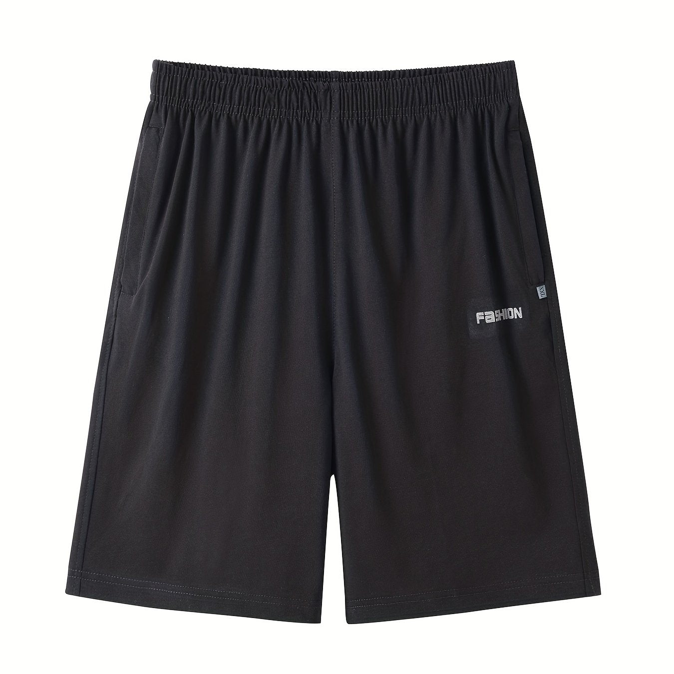 Мужские шорты большого размера из хлопкового микса с напечатанными буквами для летних спортивных мероприятий