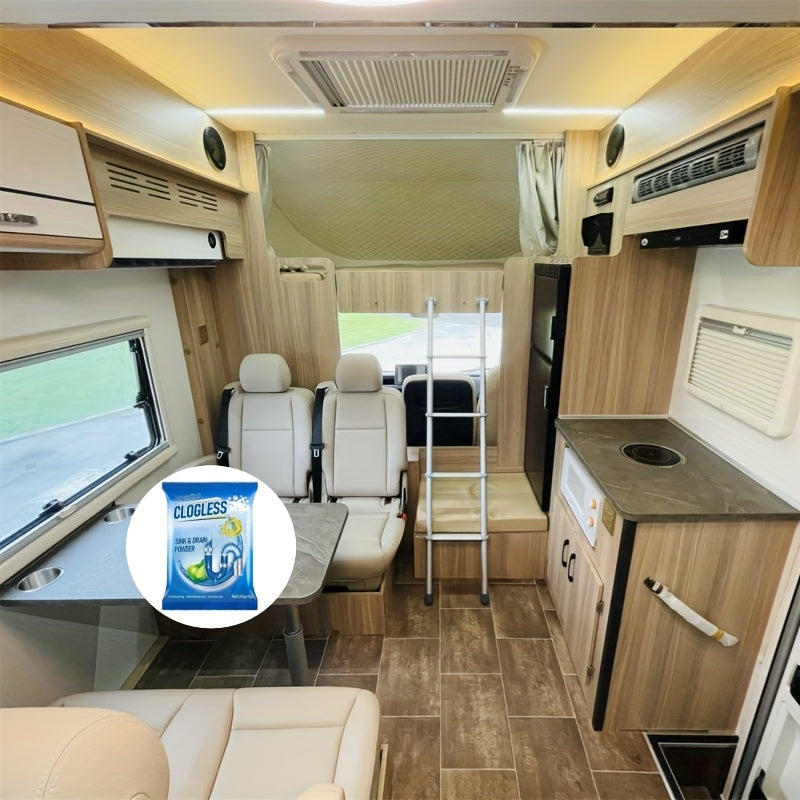 3/6/10pcs RV Drain Pipe Unclogger Odor Remover Sewer Cleaner