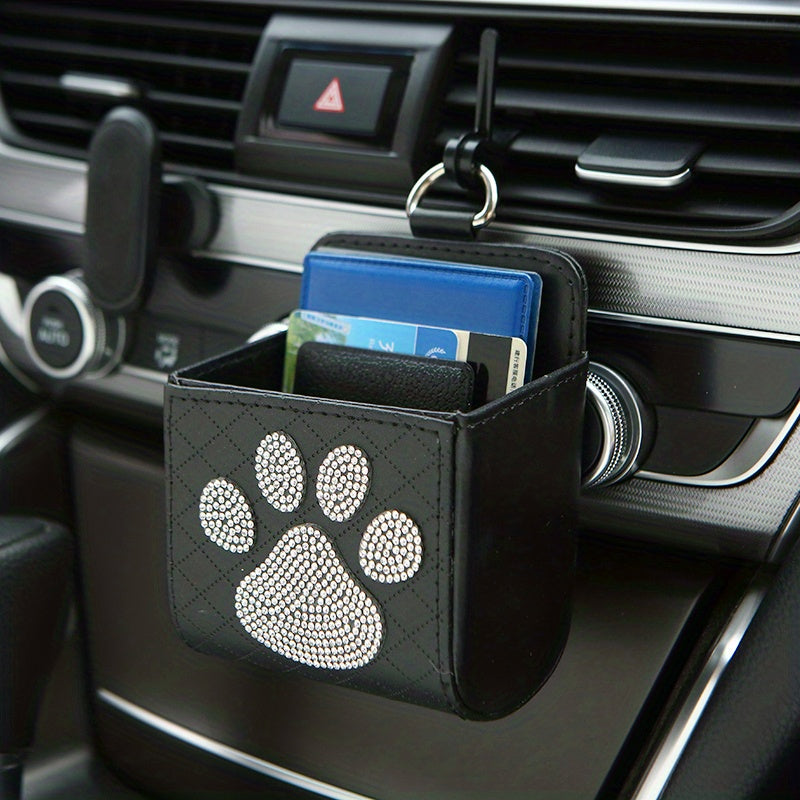 Car Vent Organizer Multi-Functional Storage Bag for Phones and Cards