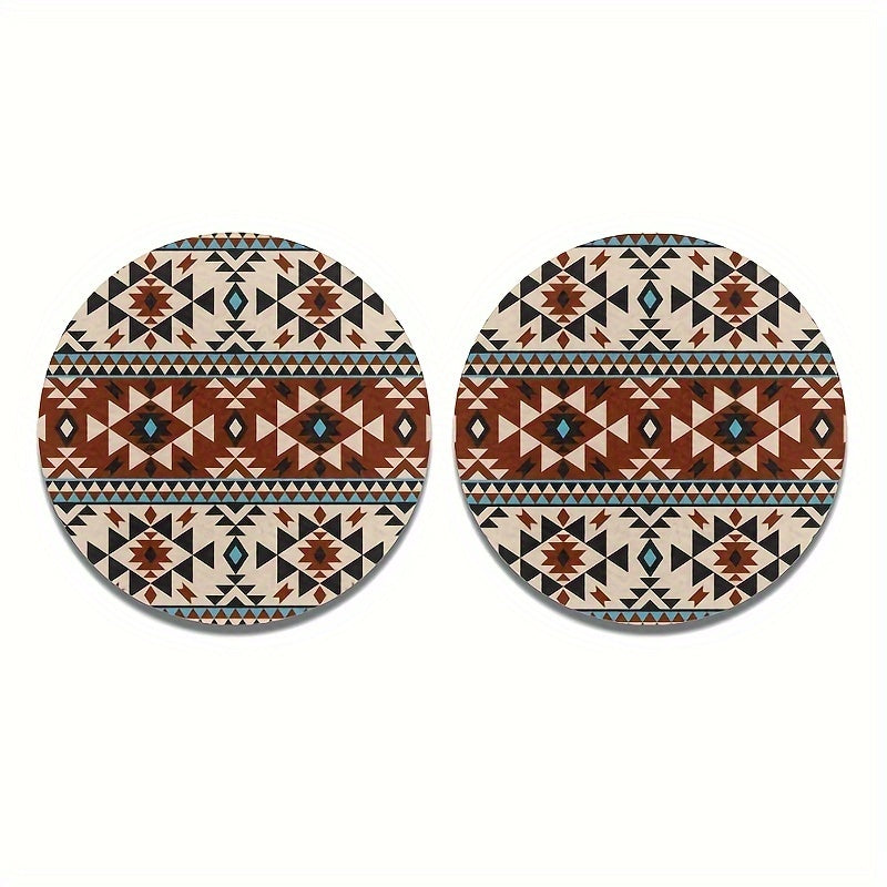 Car Coasters for Cars 2 Pack, Sublimation Blanks, Easy to Clean and Anti-Slip