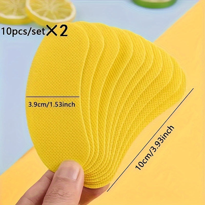 Unisex Breathable Shoe Insoles Stickers Sweat-Absorbent Odor Control
