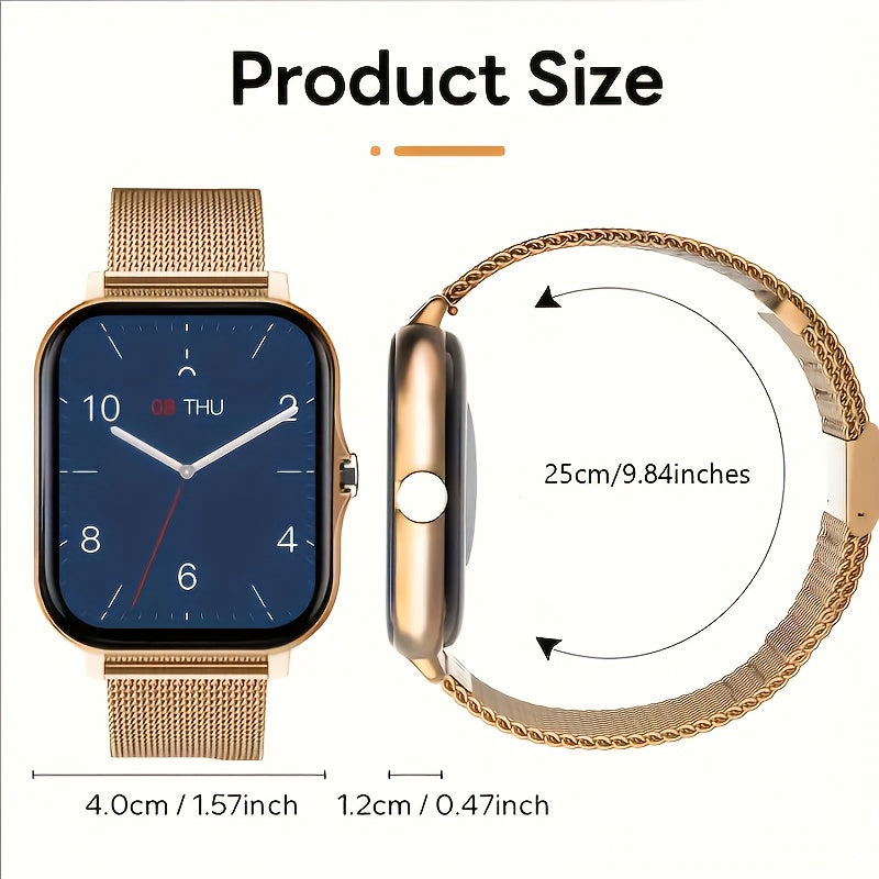 Full Touch Screen Smartwatch for Men and Women 1.83 Inch IPS Display Wireless Calling Sports Fitness