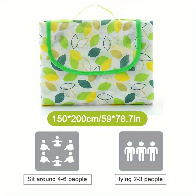 Portable Waterproof PVC Picnic Mat for Camping and Outdoor Use