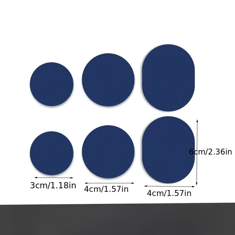 6 Piezas de parches adhesivos para reparación de zapatos para agujeros y desgaste