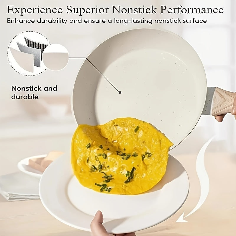 Set of 4 Aluminum Cookware Pots and Pans for Home and Restaurant Use