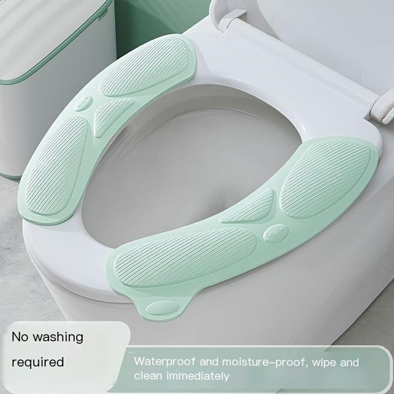Waterproof Reusable EVA Toilet Sticker for All Seasons Water Washable Electrostatic Adhesive