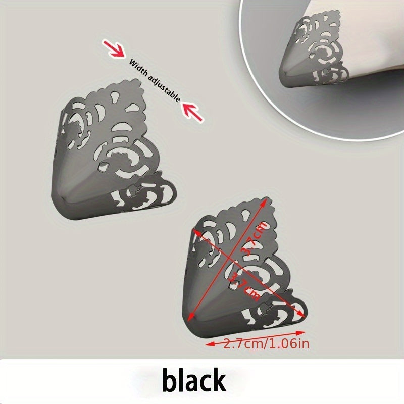 Women's Metal Toe Caps Three Colors Adjustable Hollow High Heel Covers