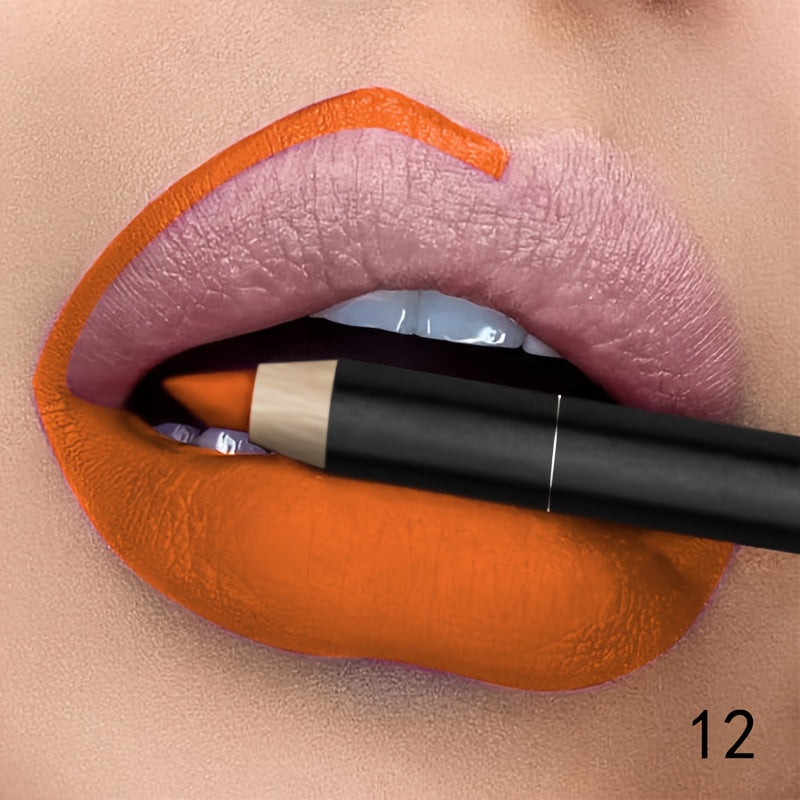 Lápiz de perfilador de labios mate para mujer, de larga duración, tono baya, 1 pieza

Source:
Women Matte Lip Liner Pencil, Long Lasting, Berry Tone, 1 Piece