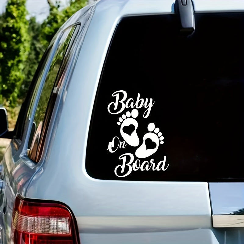 Baby On Board Waterproof Reflective Car Sticker Vinyl Vehicle Decal